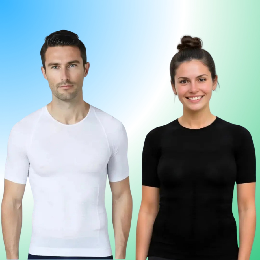 Posture Corrector and Shaping T-Shirt - Mixed