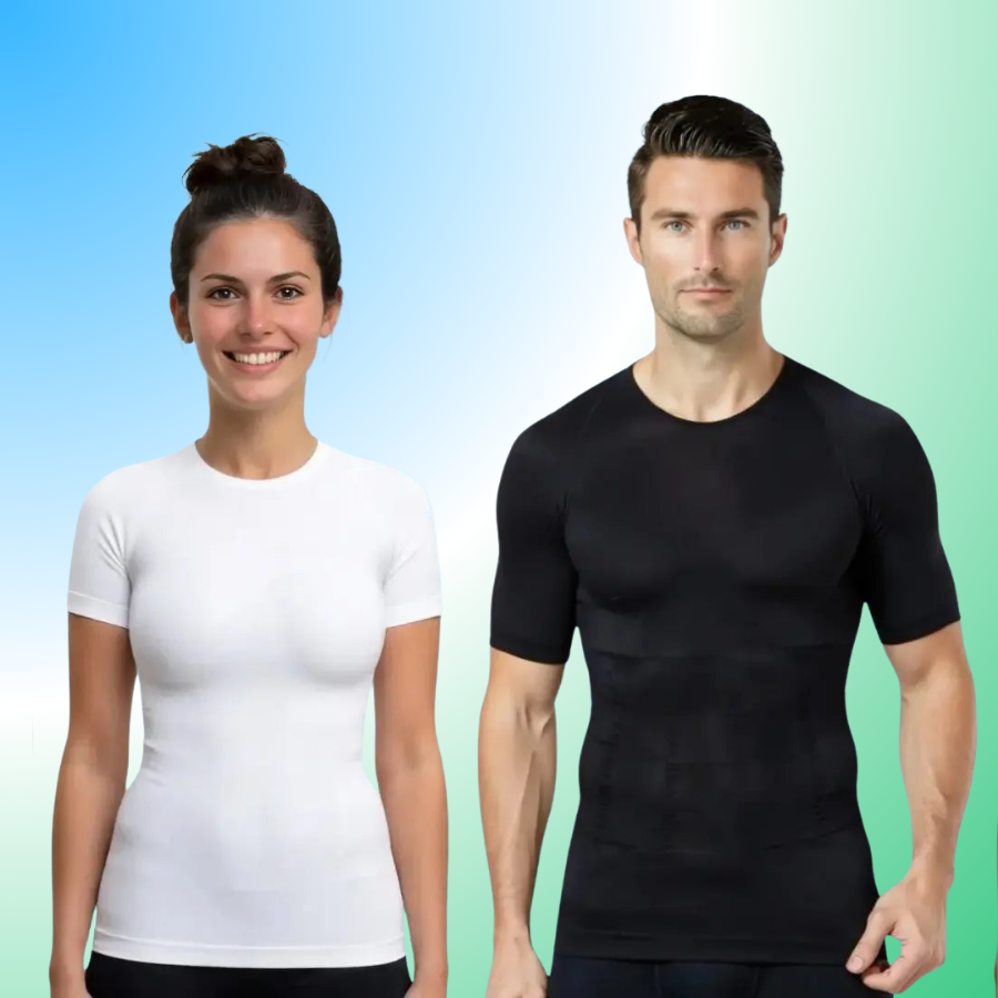 Posture Corrector and Shaping T-Shirt - Mixed